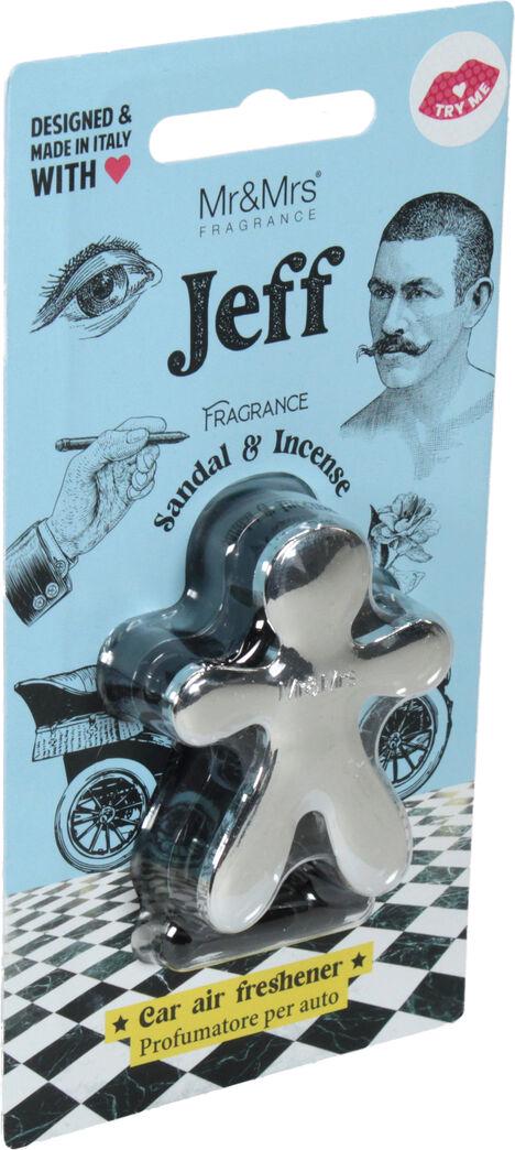 Ароматизатор Mr&Mrs JEFF Chrome Sandal/Incense полимерный Silver