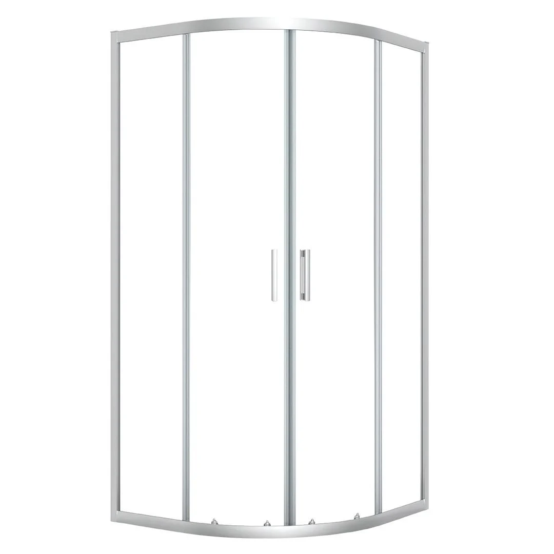 Душевая кабина DESNA полукруглая 90x90 см Хром (JKD_096Z)