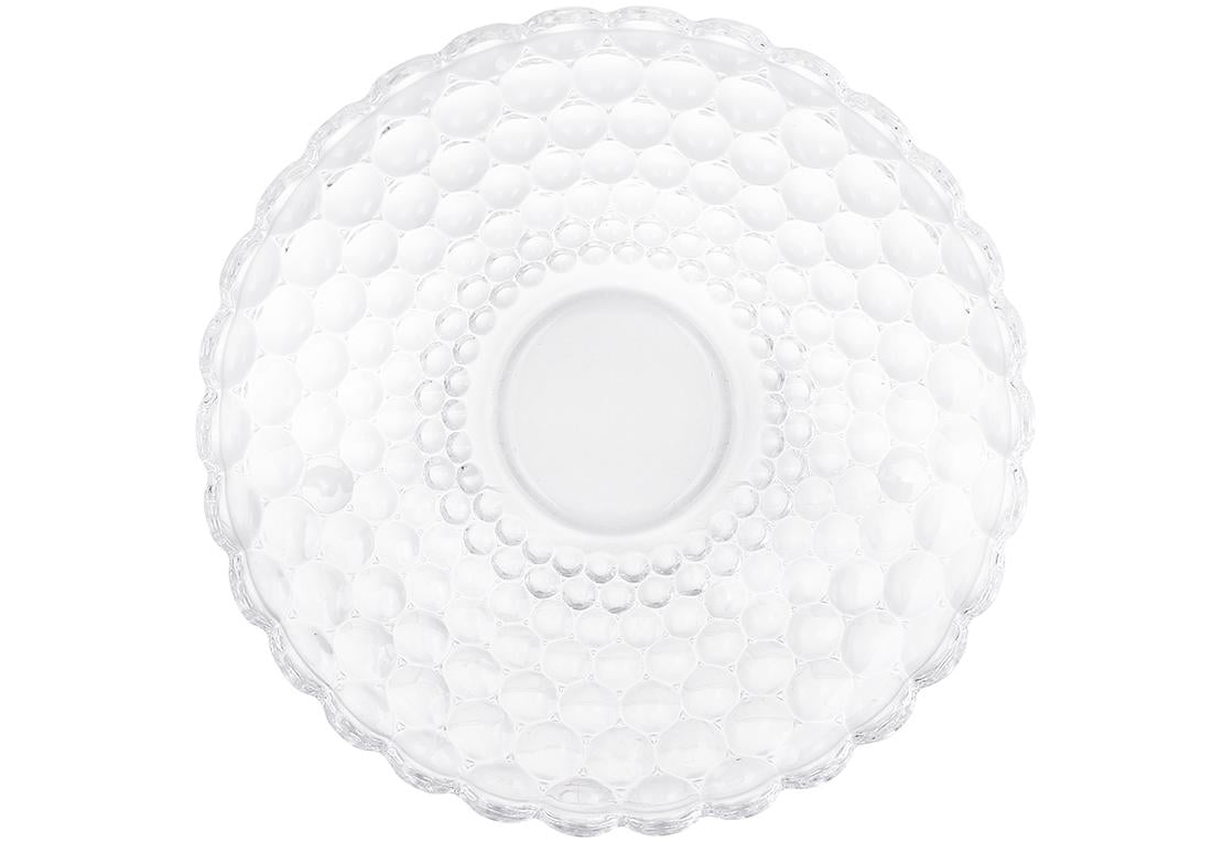Блюдо для фруктов BonaDi Bauble из прозрачного стекла d 36х7,5 см (992-103)