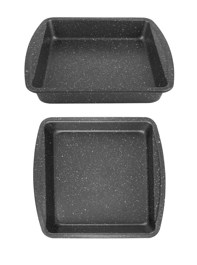 Форма для запекания Unique UN-1712 квадратная мраморная 26х23,5 см Темно-серый - фото 2 Форма для запекания Unique UN-1712 квадратная мраморная 26х23,5 см Темно-серый - фото 2