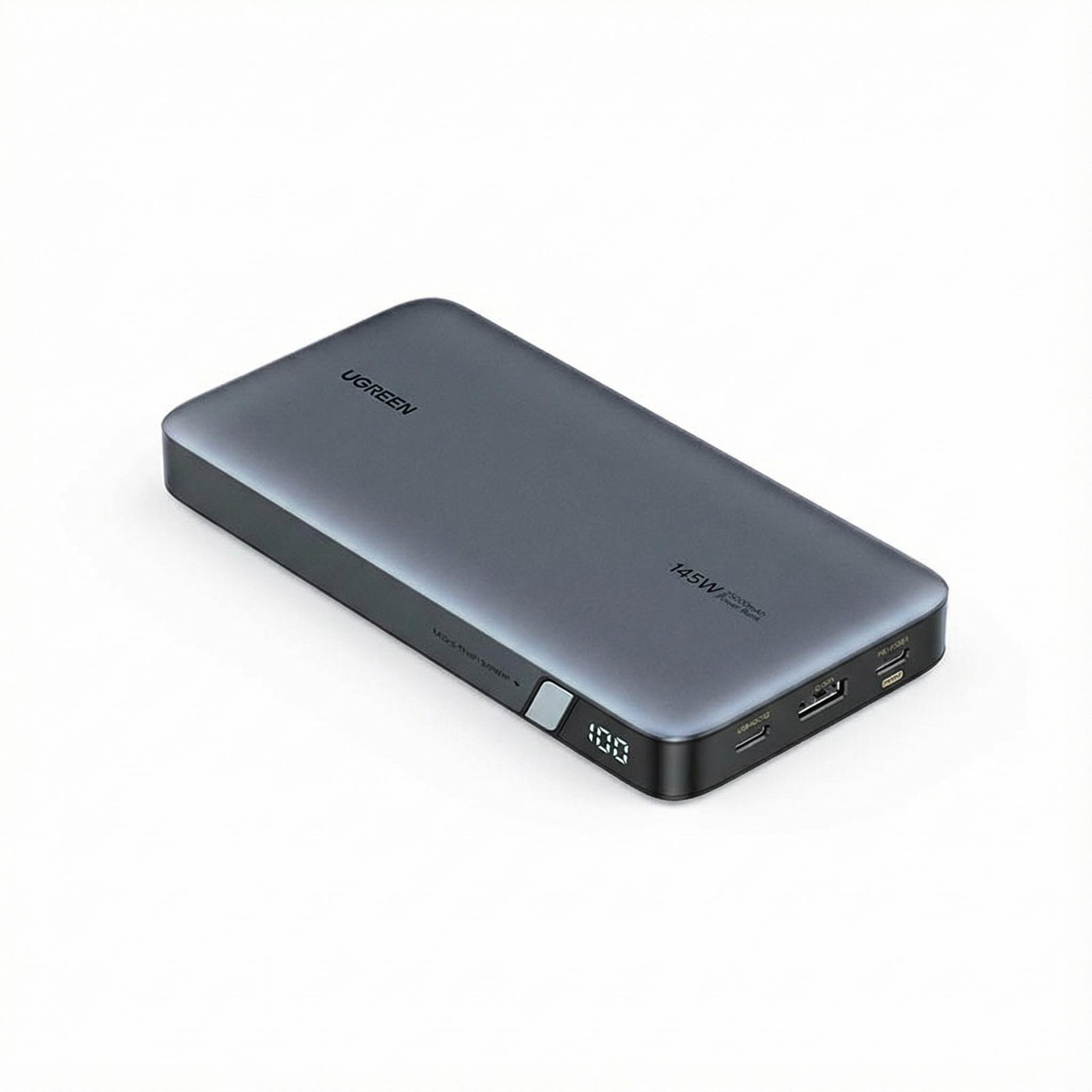 Повербанк для ноутбука UGREEN PB205 25000 мАч 145 Вт Темно-серый (90597)
