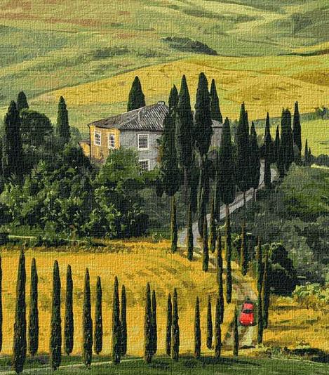 Картина по номерам Путешествие в Тоскану