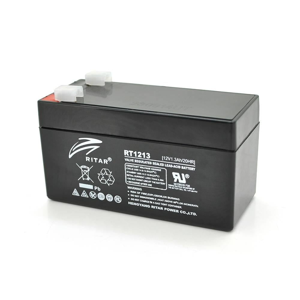 Акумуляторна батарея AGM RITAR RT1213 Black Case 12V 1.3Ah 98 х 44 х 53 59 Q20
