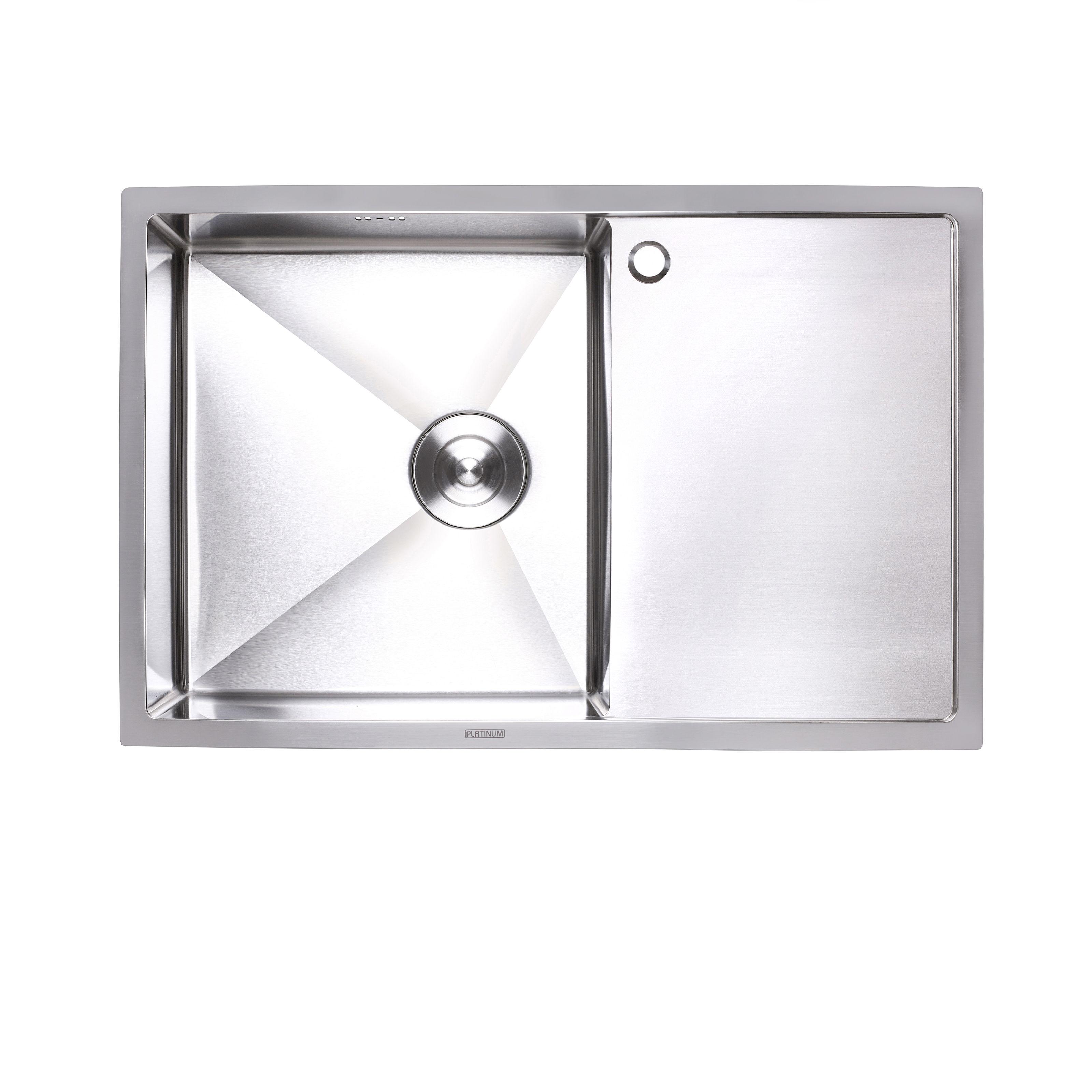 Мойка кухонная Platinum PLS-A31254 из нержавеющей стали прямоугольная 780x500 мм (152461) Мойка кухонная Platinum PLS-A31254 из нержавеющей стали прямоугольная 780x500 мм (152461)