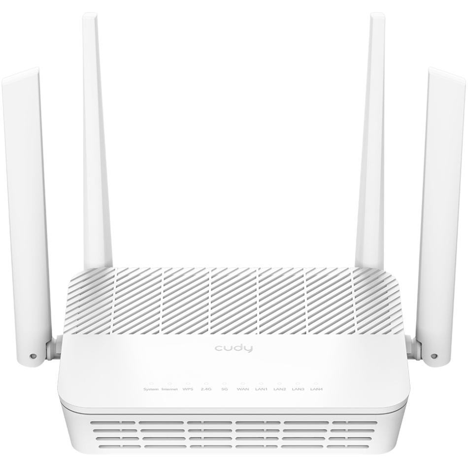 Роутер Cudy WR3000P AX3000 2,5G Wi-Fi 6 Mesh PoE Router 2,4/5 ГГц White (WR3000P)