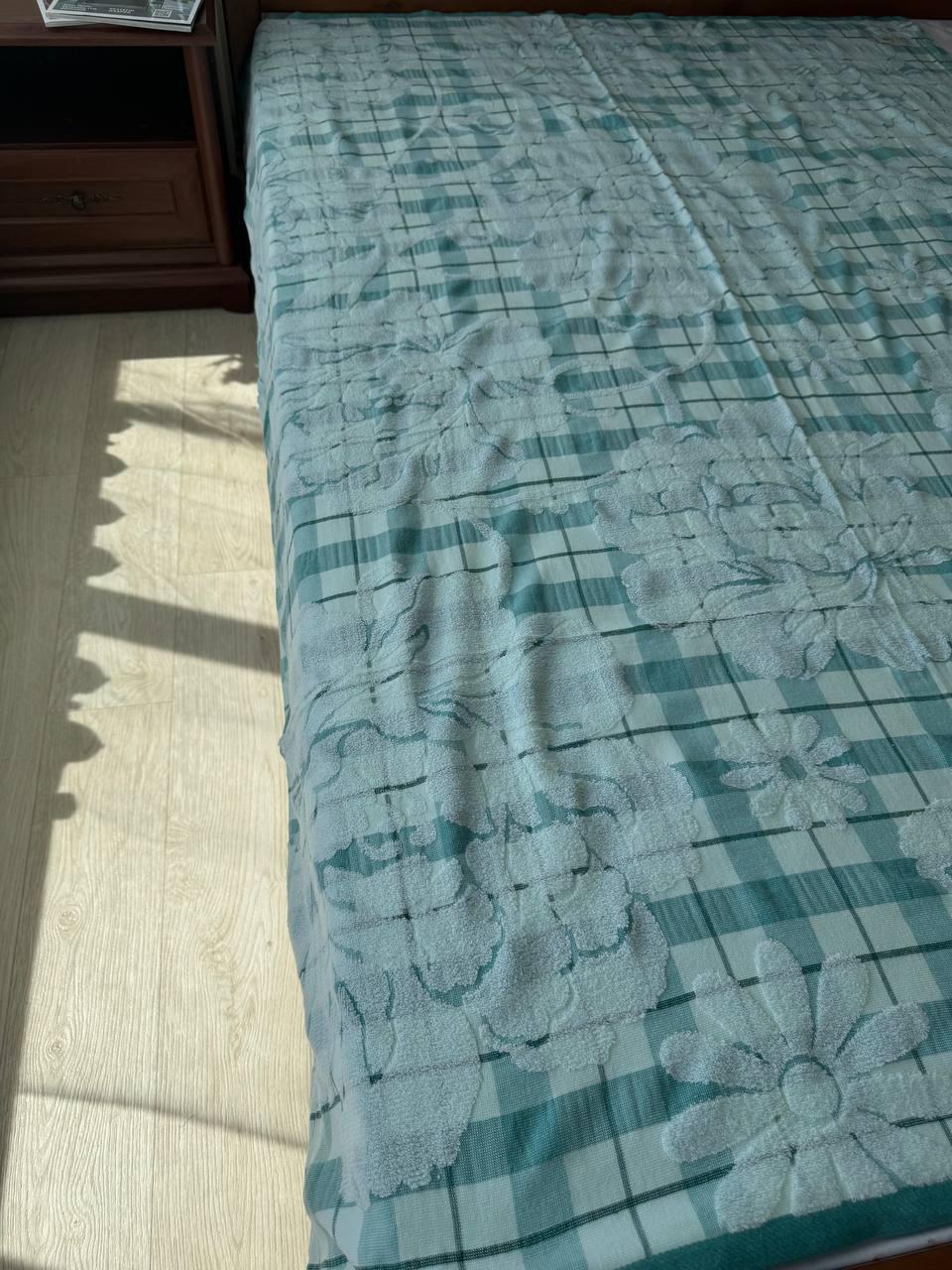 Простирадло махрове з льоном 200х150 см М'ятний (2259153956) - фото 2 Простирадло махрове з льоном 200х150 см М'ятний (2259153956) - фото 2