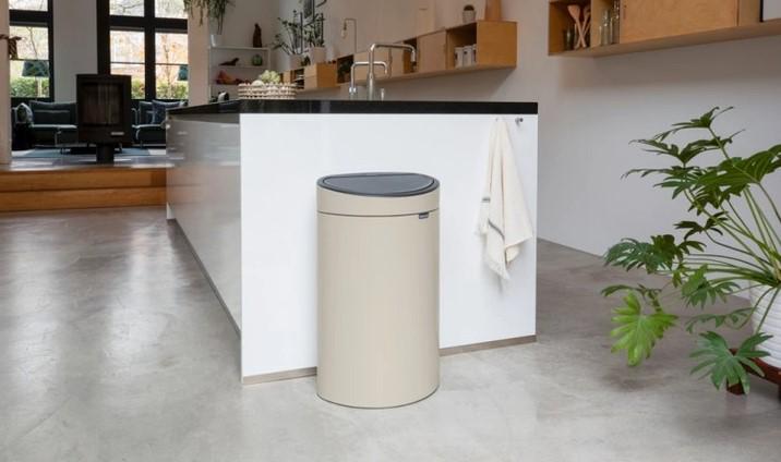 Бак для сміття Brabantia Touch Bin 40 л Бежевий (200748) - фото 5