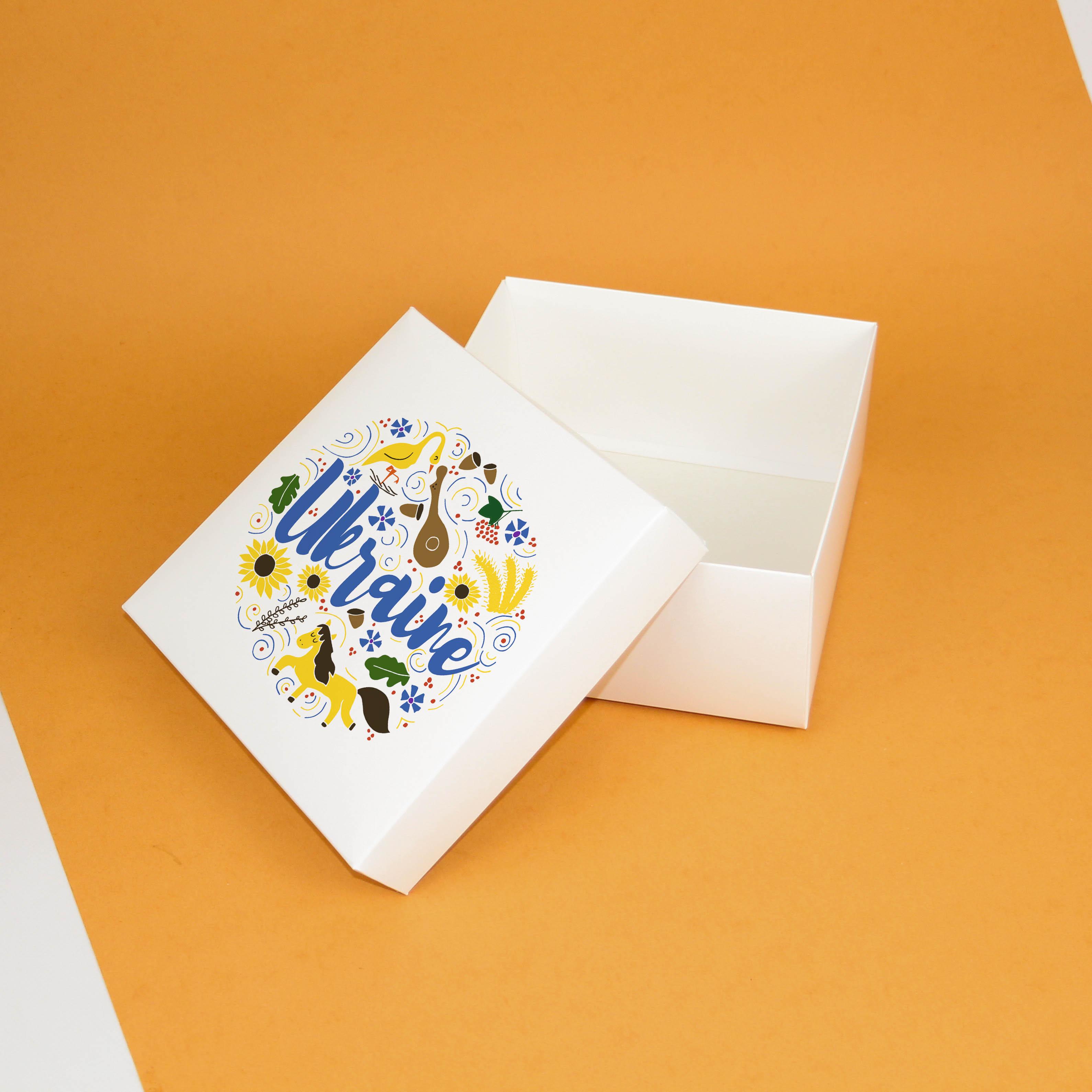 Коробка подарункова з українським орнаментом 195х195х97 мм 5 шт. - фото 3 Коробка подарункова з українським орнаментом 195х195х97 мм 5 шт. - фото 3