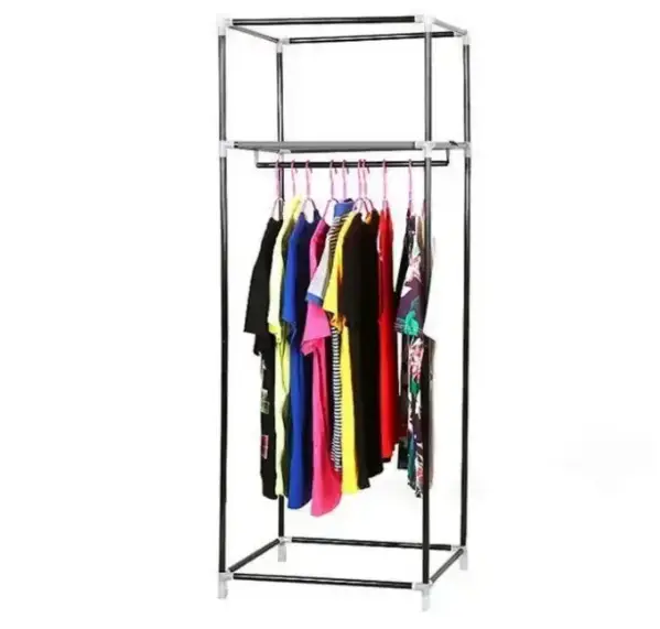 Тканинна шафа складана Storage Wardrobe 8864 на 2 секції 146х67х45 см - фото 5