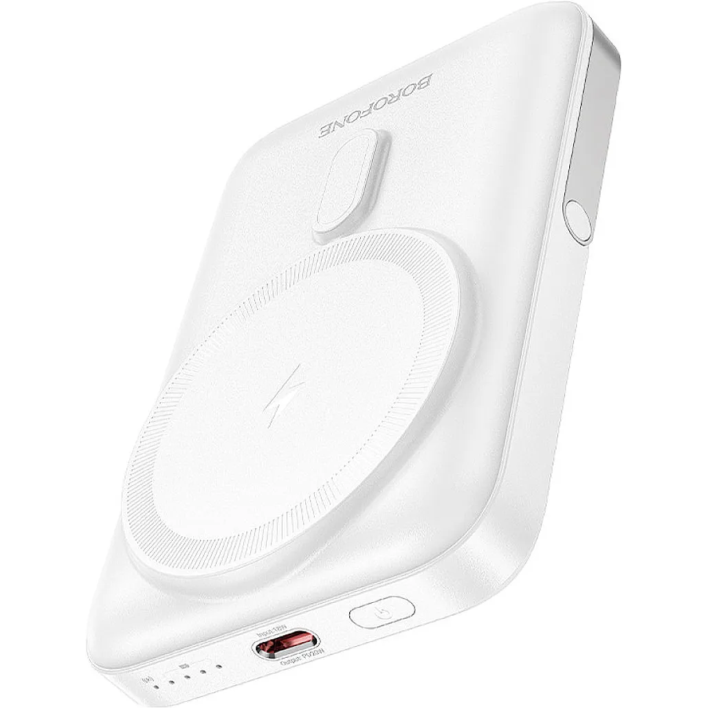 Зовнішній акумулятор Borofone BJ51 Kody Magsafe 10000 mAh 20W White