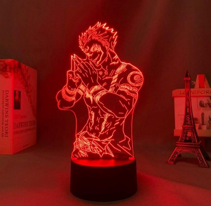 Нічник акриловий 3D Аніме Магічна битва Ремен Сукуна у тілі Ітадорі Юдзі 7 кольорів (17891776) - фото 7 Нічник акриловий 3D Аніме Магічна битва Ремен Сукуна у тілі Ітадорі Юдзі 7 кольорів (17891776) - фото 7