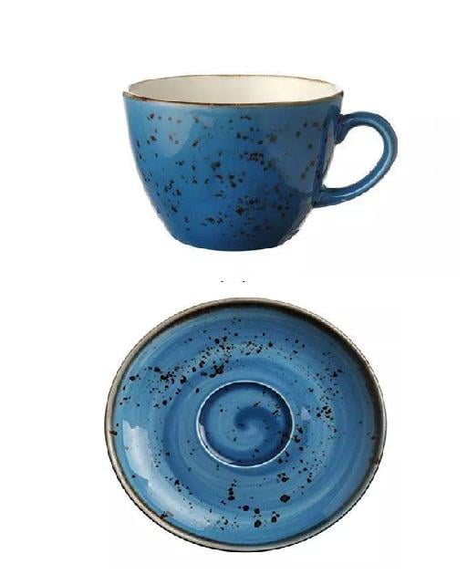 Чашка кофейная/чайная Fine Dine Iris 210 мл/блюдце 14 см (769508)