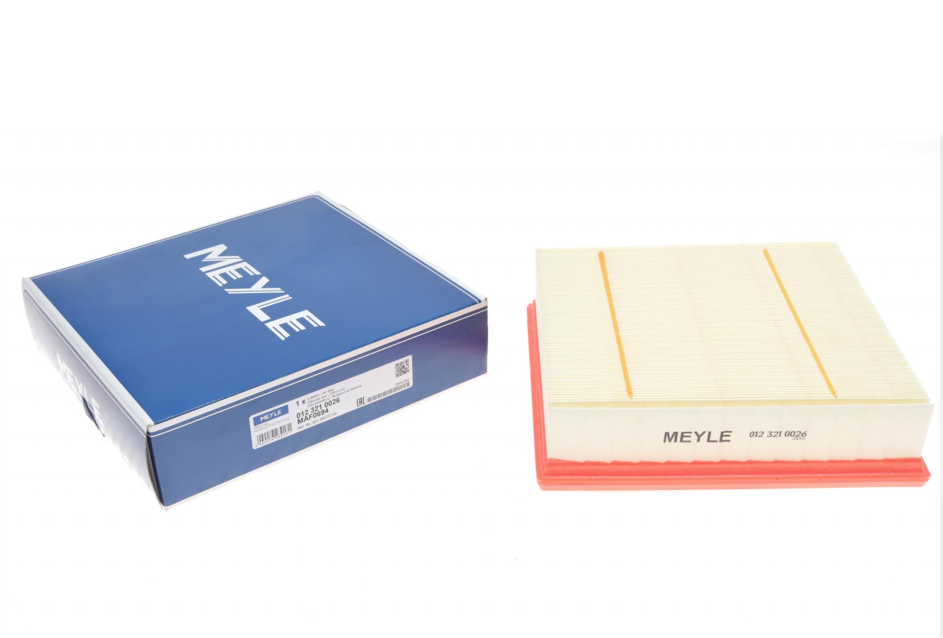 Фільтр повітряний Meyle для MB Citan 1,5 CDI 12-/Renault Kangoo 1,5 dCi 08- (012 321 0026)