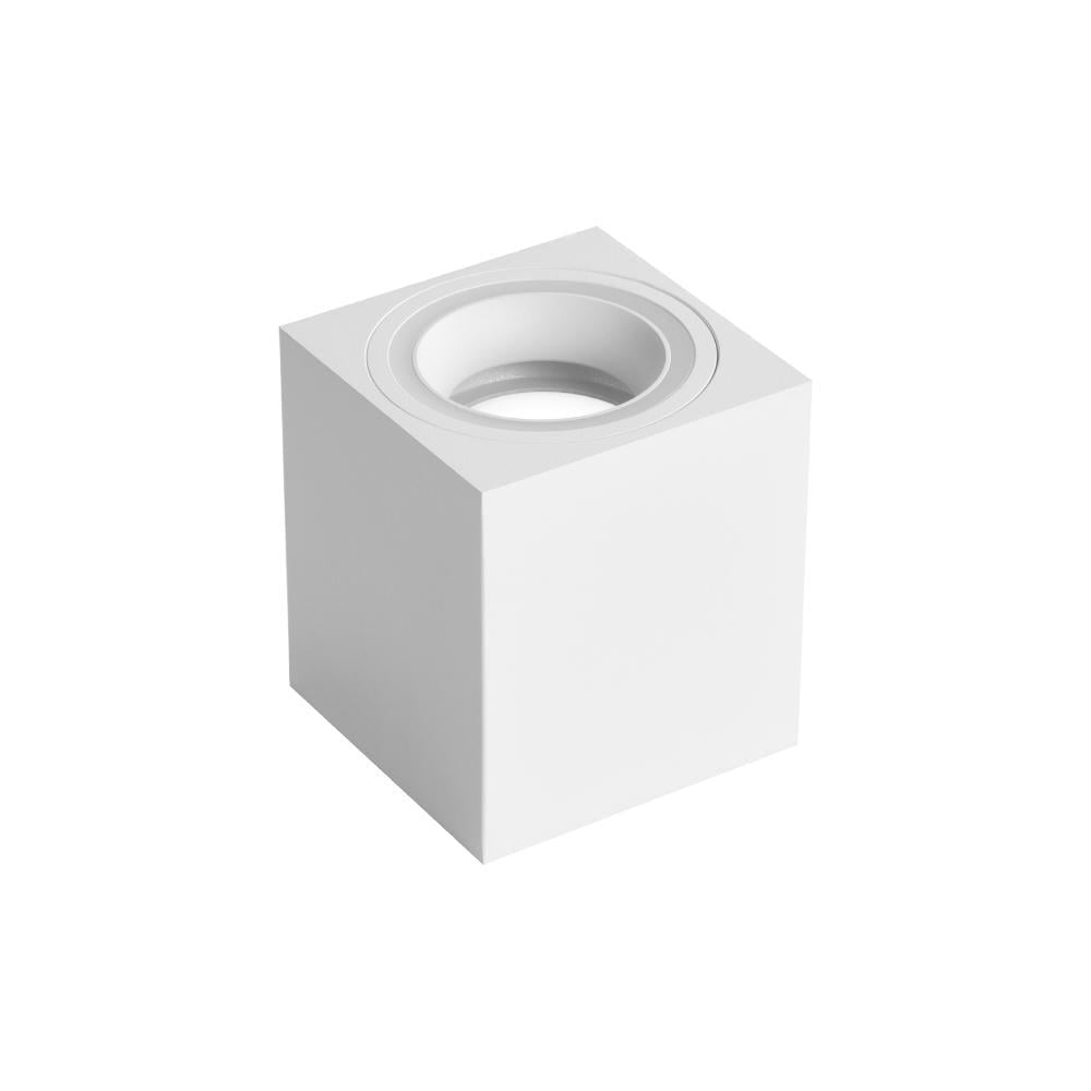 Светильник точечный накладной спот MANHATTAN-L 35W GU10 IP20 квадрат Белый Violux (341001)