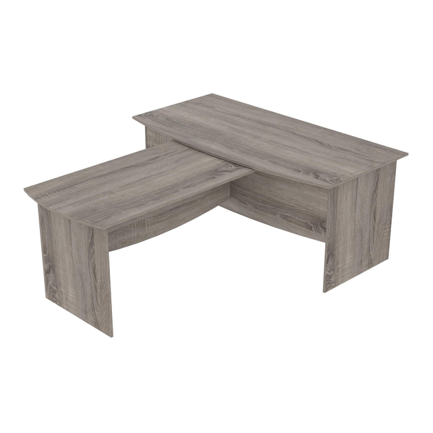 Стол письменный угловой Континент 222х180х76 см Дуб трюфель (28263732)