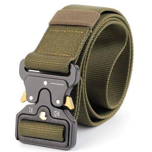 Ремінь військовий Assault Belt з пряжкою Кобра Оливковий (EFO6840)