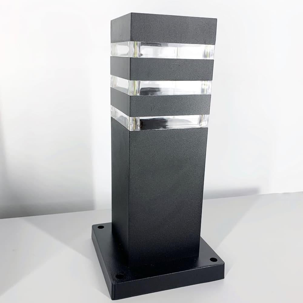 Фонарь уличный 30 см Черный (8024 30CM BK столб) - фото 3 Фонарь уличный 30 см Черный (8024 30CM BK столб) - фото 3