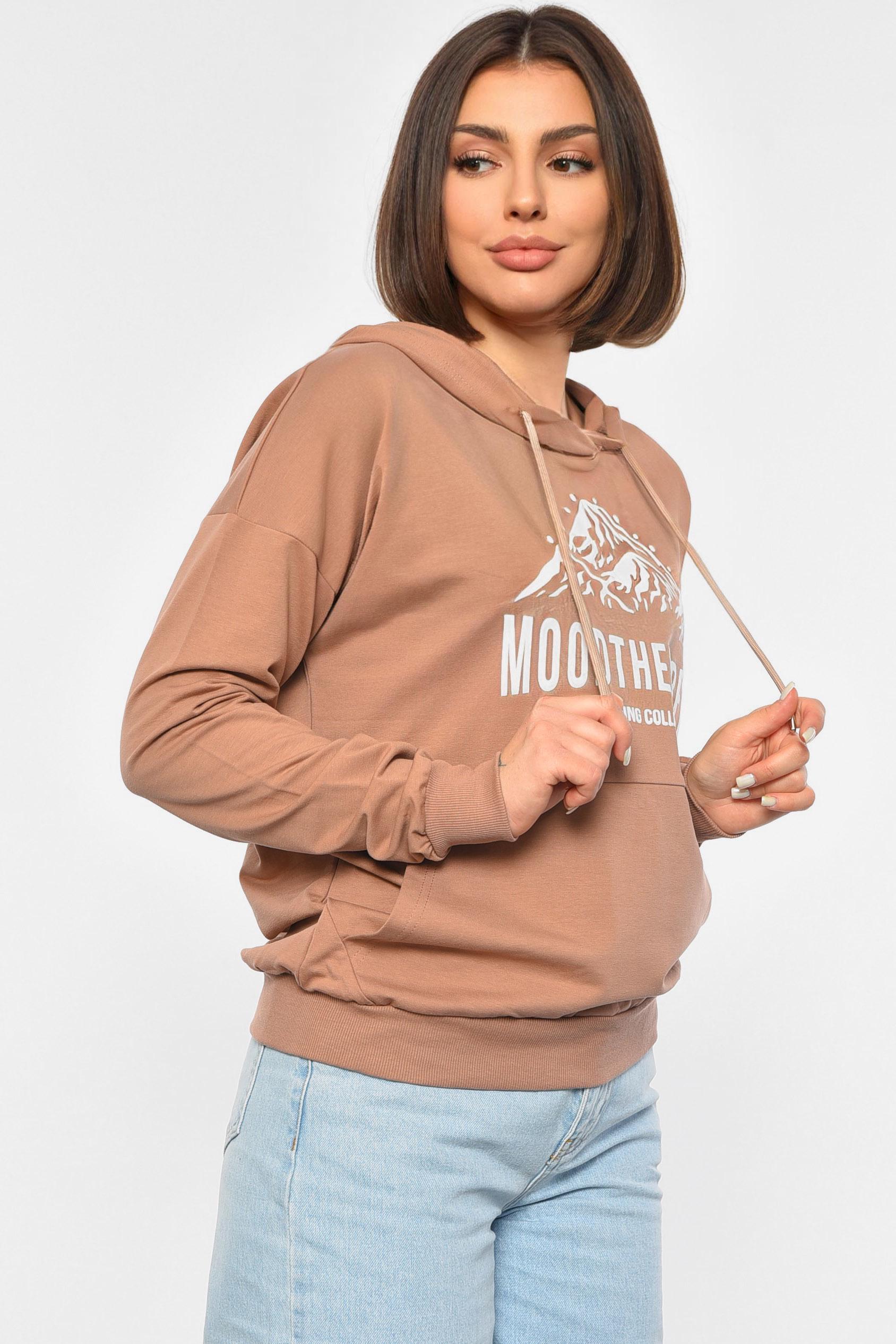 Худи женское M Мокко (189694) - фото 2