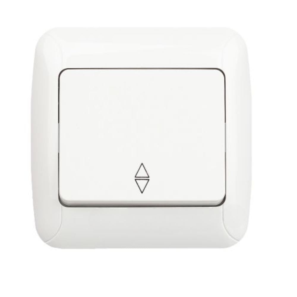 Выключатель одноклавишный проходной Gunsan Fantasy 1231100161107 Белый Выключатель одноклавишный проходной Gunsan Fantasy 1231100161107 Белый