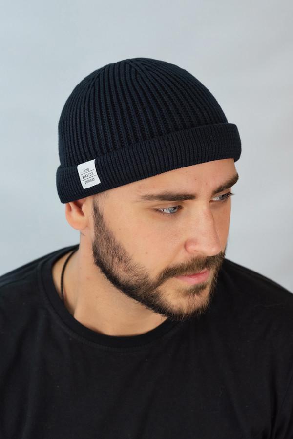 Шапка мужская с отворотом Braxton Монатик 5506 Джинсовый (2351538564)