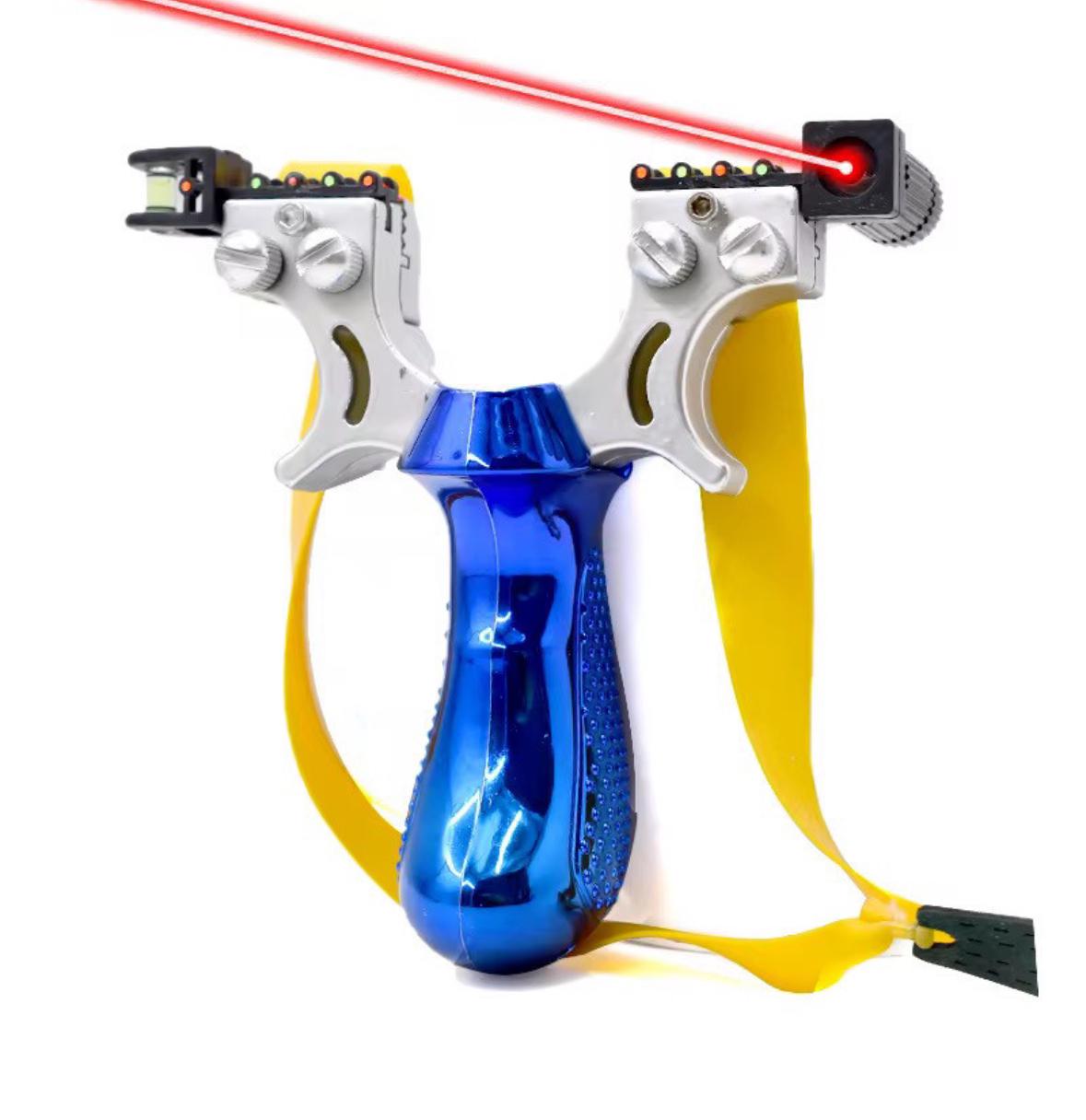 Рогатка ударна спортивна SFU Blue Laser Pro з широким кріпленням (0014)