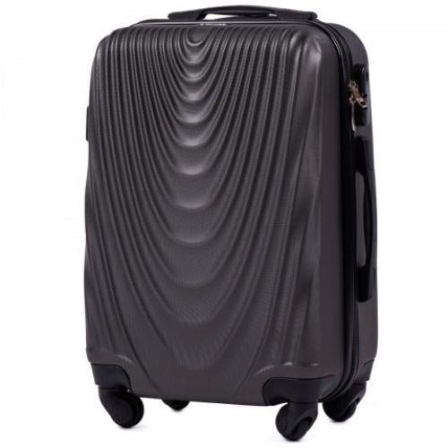 Чемодан пластиковый Wings 304 маленький Графит - фото 1 Чемодан пластиковый Wings 304 маленький Графит - фото 1