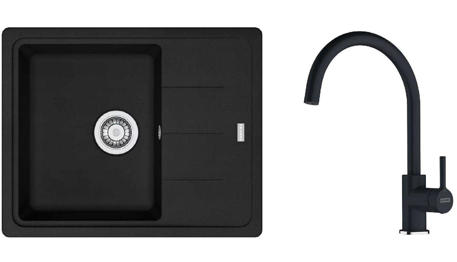 Комплект из мойки Franke Basis BFG 611-62 и смесителя Franke Lina (115.0626.019)