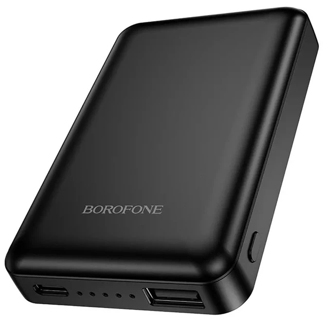 Повербанк BOROFONE BJ82 Dawn magnetic 5000 mAh Black (KST-6941991124792)