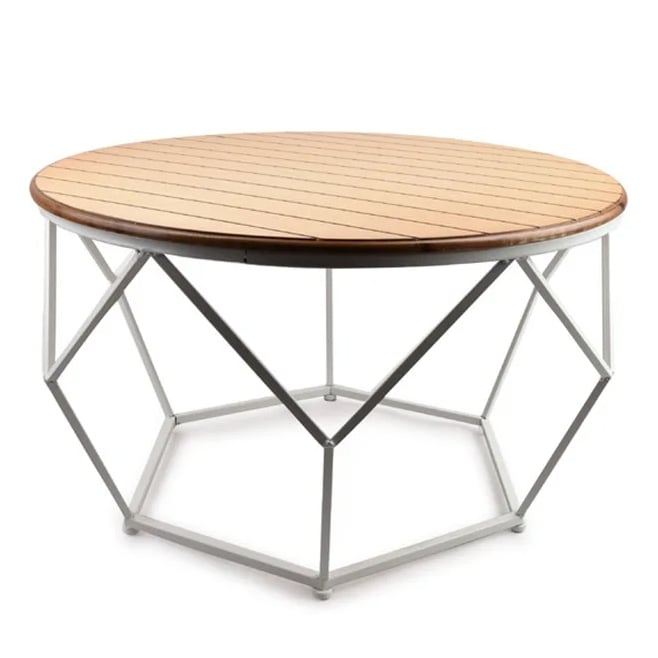 Столик металевий круглий Flora Henri 71 см (30377)