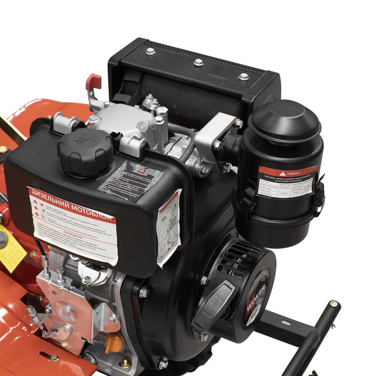 Мотоблок дизельный X-Woker XT100-3D 6.0 кc 251 см3 (29739424) - фото 8