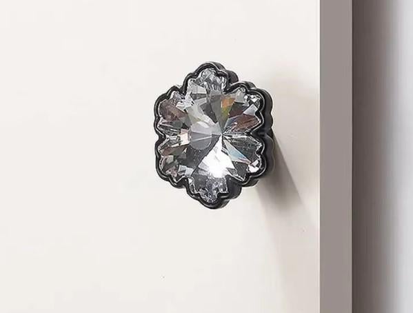 Мебельная ручка Crystal Bloom Black Dot (GO8CBSD23)