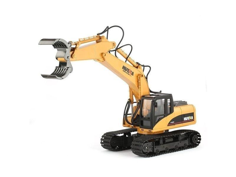 Машинка-экскаватор Hui Na Toys металлический с грейфером (1713) - фото 3 Машинка-экскаватор Hui Na Toys металлический с грейфером (1713) - фото 3