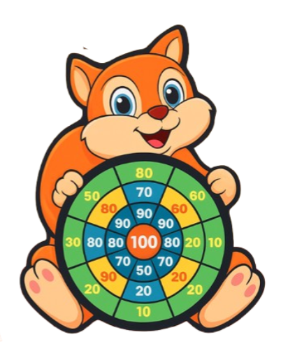 Дартс дитячий кульками на липучках Лисиця (24)