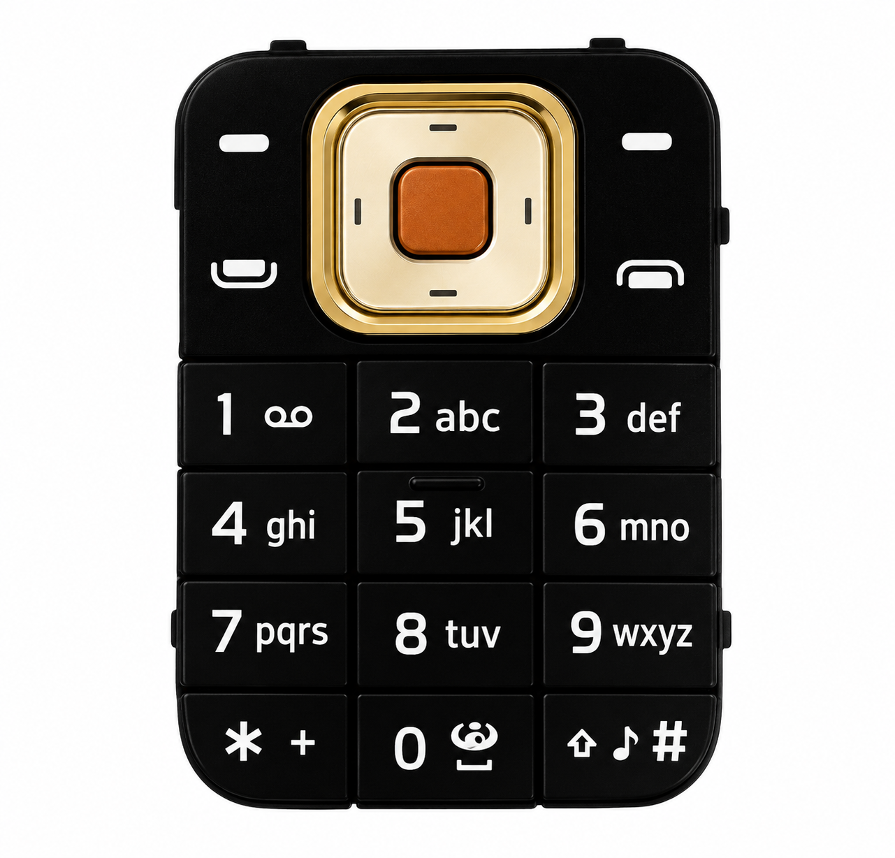 Клавиатура кнопочная для мобильного телефона Nokia 7370 Black (7208734)