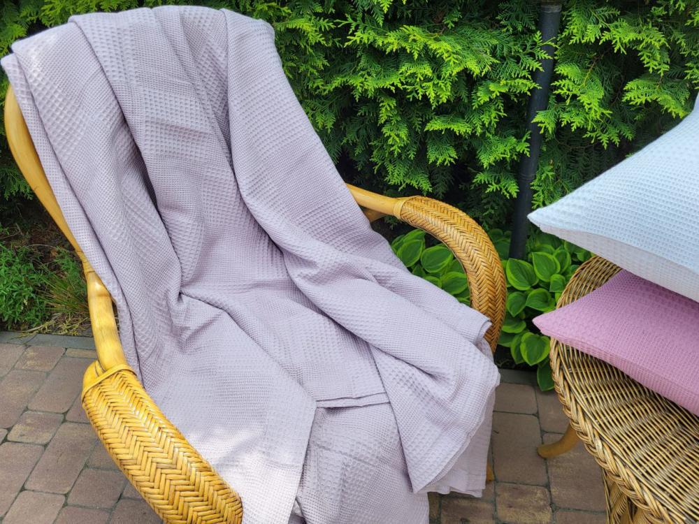 Покрывало Пике Вафелька 160x220 см Пудровый (11199) - фото 2 Покрывало Пике Вафелька 160x220 см Пудровый (11199) - фото 2