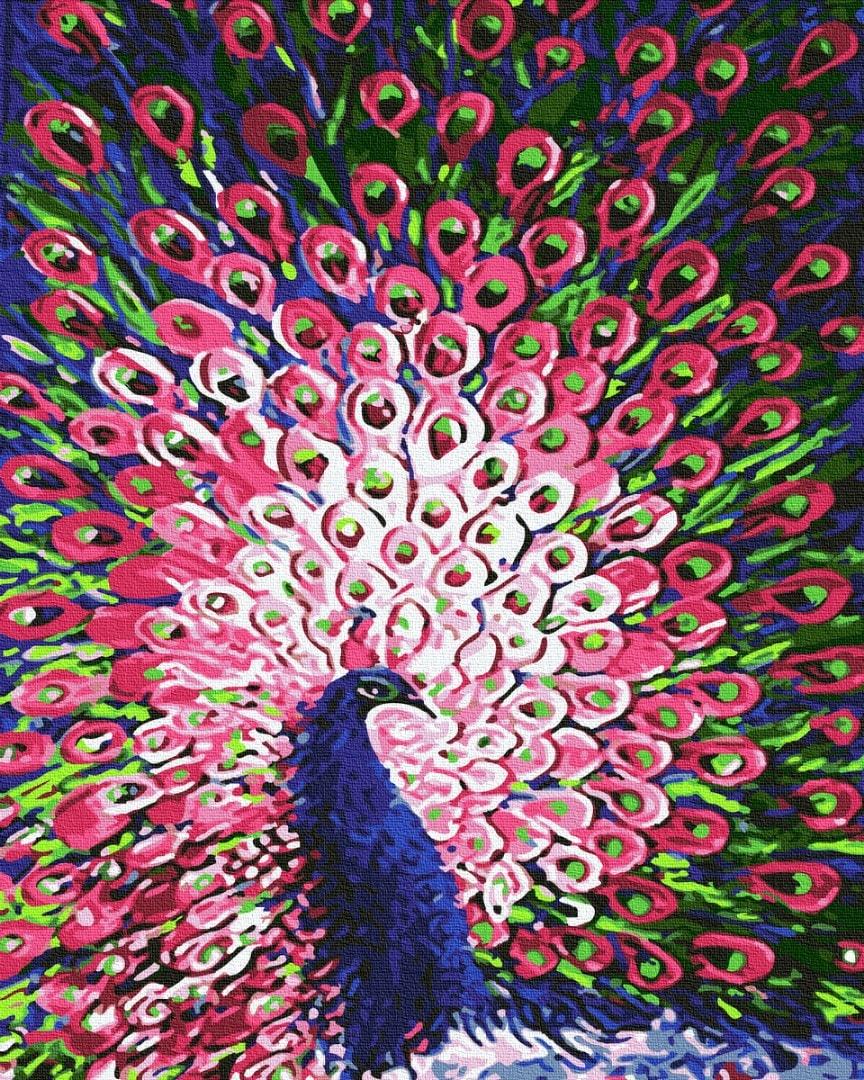 Картина по номерам Brushme GX4167 Почтенный павлин 40x50 см (1316351421)