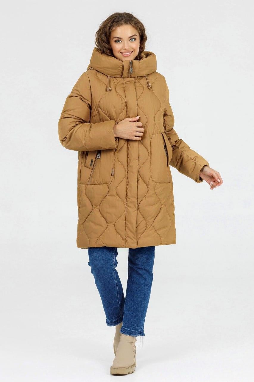 Куртка Plus Size р. 54 Кемел (708f\54) Куртка Plus Size р. 54 Кемел (708f\54)