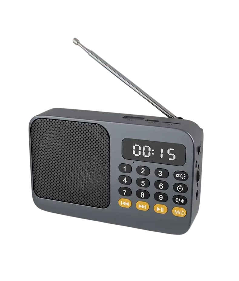 Радиоприемник портативный Retrowave с FM USB MicroSD цифровой на аккумуляторе (31804867)