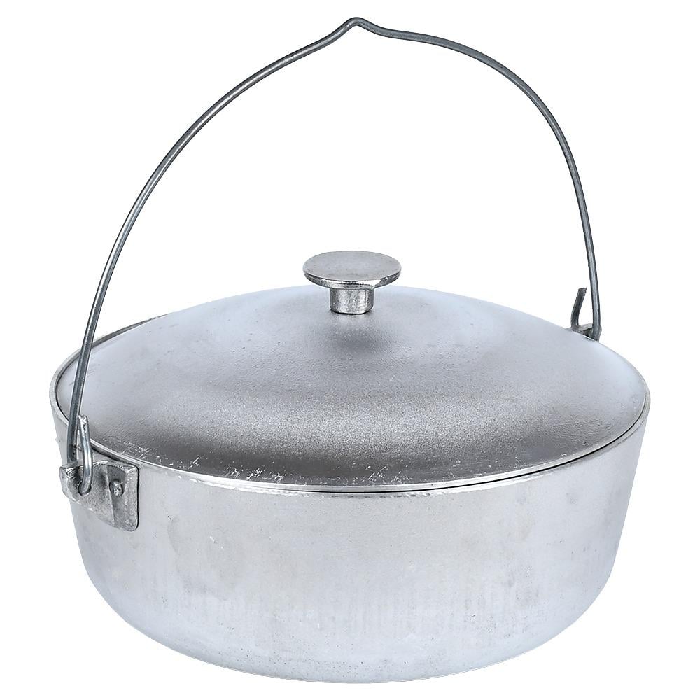 Казан алюмінієвий УК-К4.0 з дужкою та кришкою 4 л