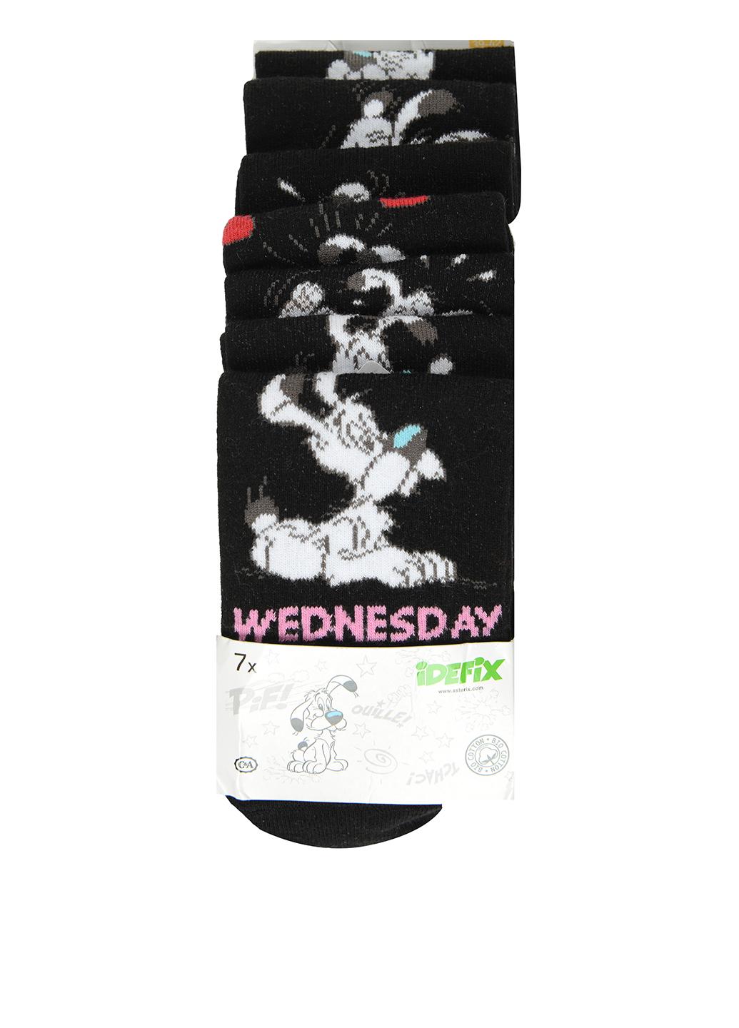 Шкарпетки C&A 7 пар р. 35-38 Чорний (2240679840601)