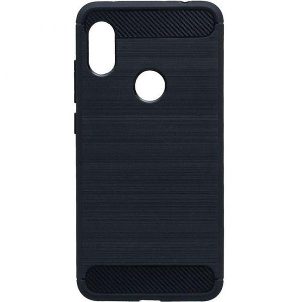 Чехол накладка Polished Carbon для Xiaomi Redmi Note 6 Pro черный