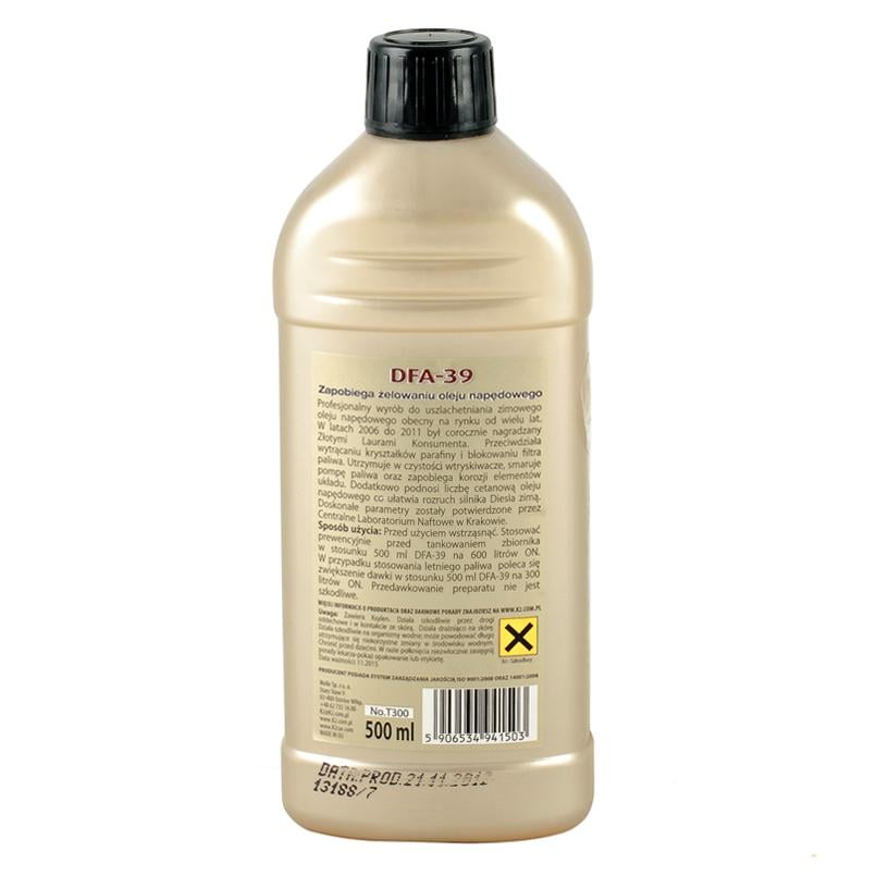 Антигель для дизельного топлива K2 TURBO DFA-39, 500мл - фото 2 Антигель для дизельного топлива K2 TURBO DFA-39, 500мл - фото 2