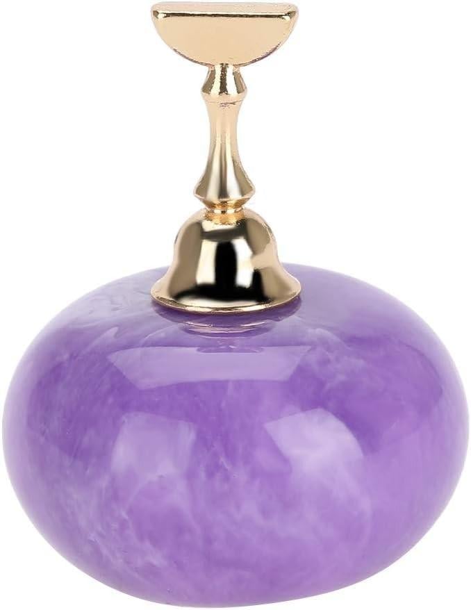 Стенд магнітний OITTO для навчання та демонстрації нейл-арту з 5 насадками Фіолетовий (13709824)