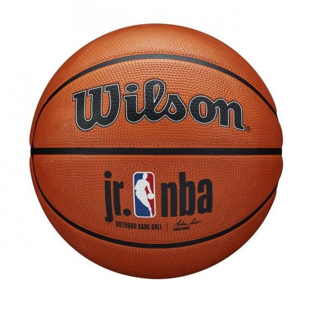 Мяч баскетбольный Wilson Jr NBA Authentic Series Outdoor BSKT р. 6 Amber (WTB9600XB06)