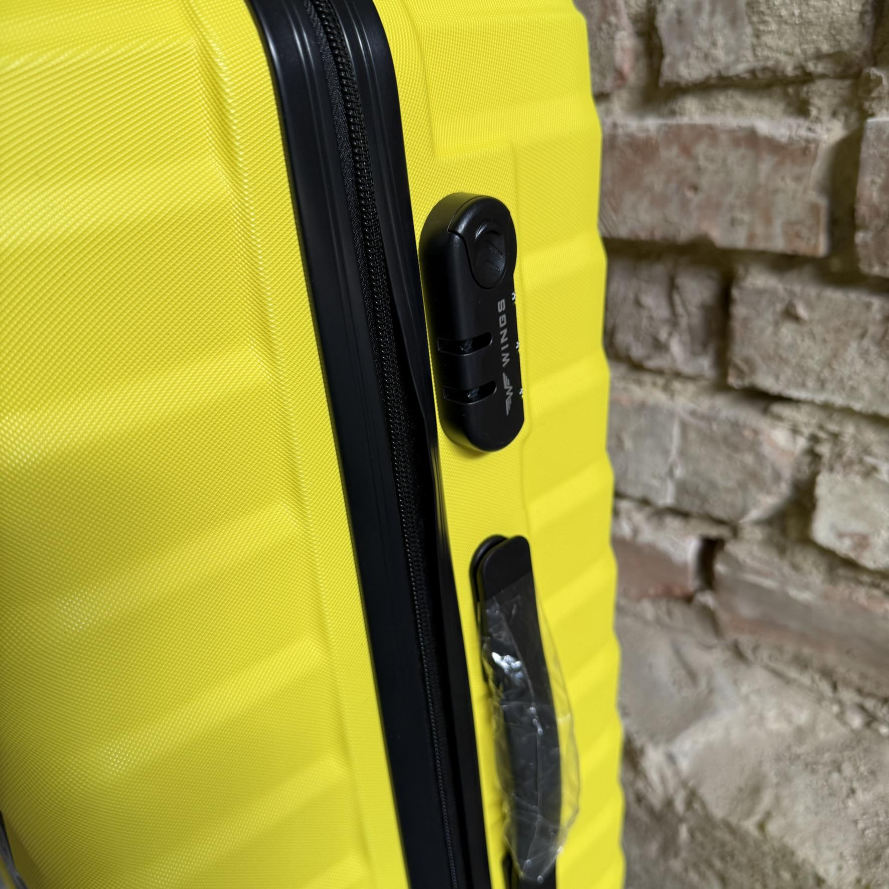 Чемодан Wings PEA01 дорожный М Желтый (26557319) - фото 7 Чемодан Wings PEA01 дорожный М Желтый (26557319) - фото 7