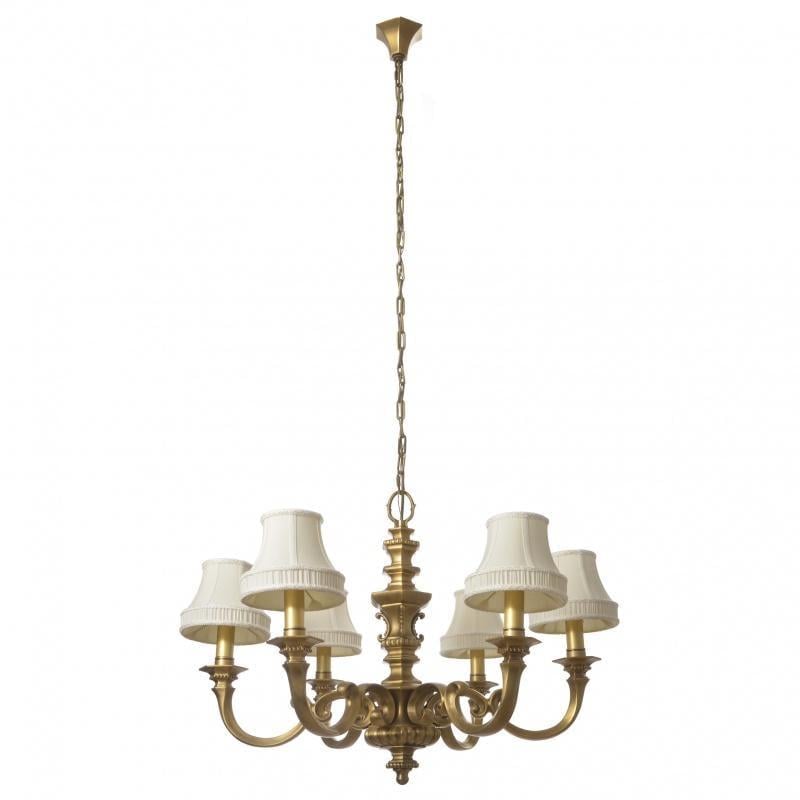 Люстра потолочная лофт Brille BKL-569S/6 E14 на 6 плафонов подвесная