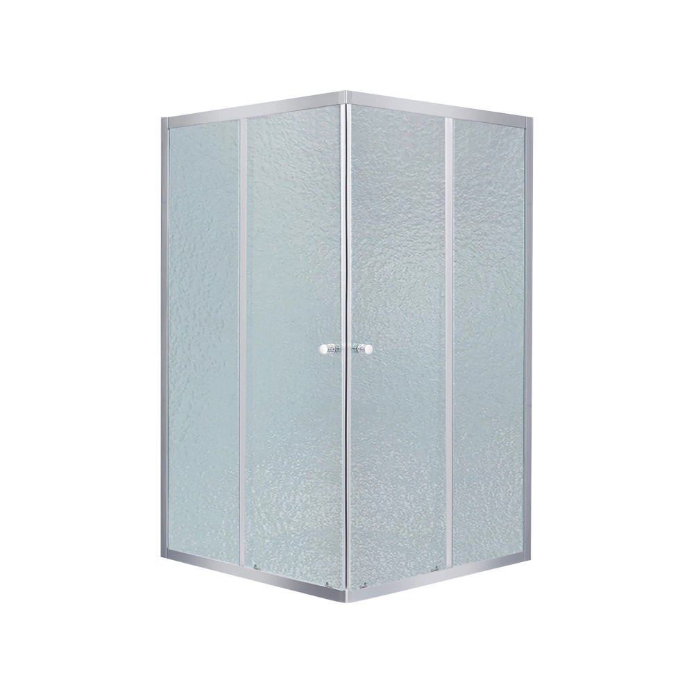 Душова кабіна Lidz Wawel SC90x90.SAT.LOW.FR квадратна 90х90х185 см/рифлене скло Frost 4 мм (23290063)