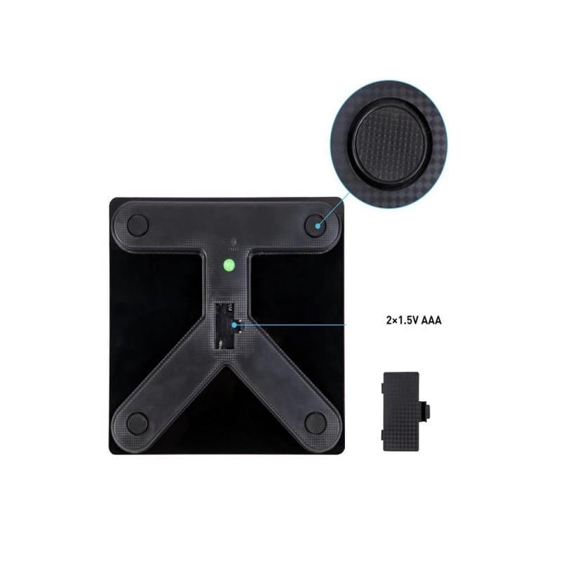 Ваги підлогові розумні A-8003 з Bluetooth та додатком до 180 кг (01245) - фото 2