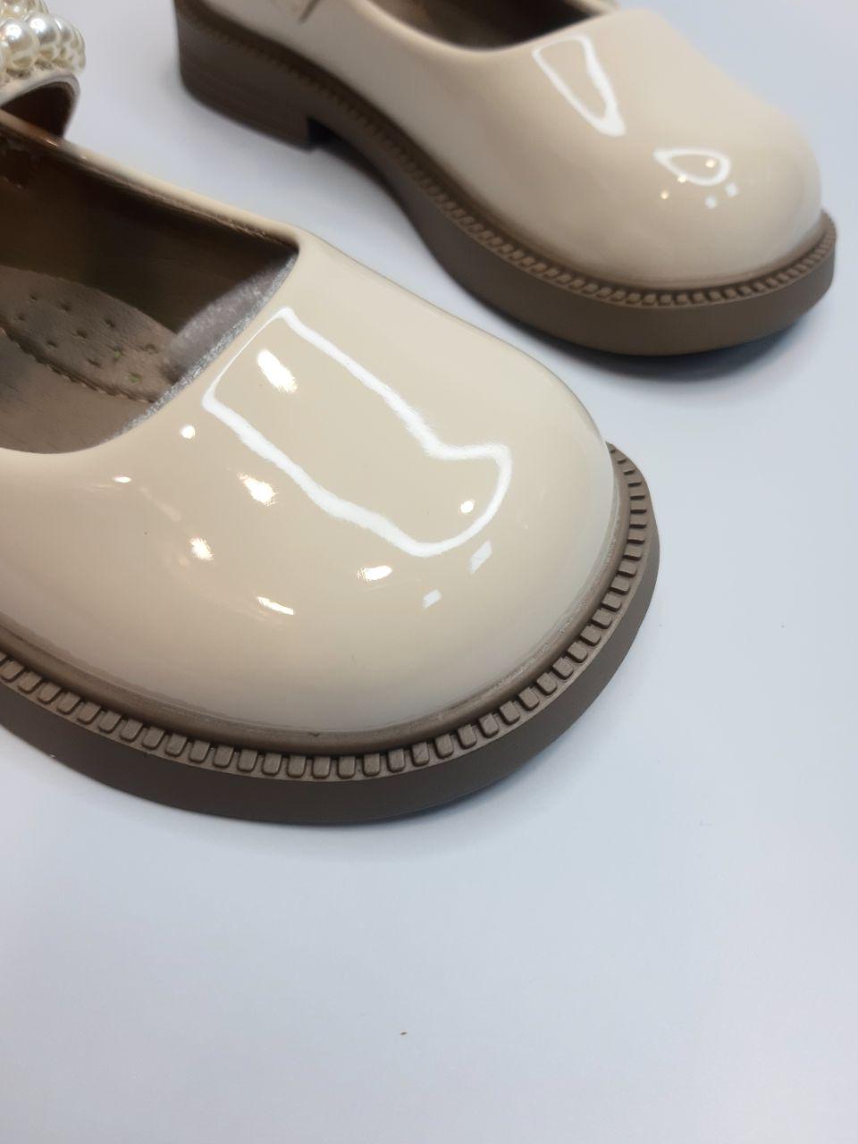 Туфли для девочки Clibee р. 28 17,2 см Бежевый (660-2 beige) - фото 4 Туфли для девочки Clibee р. 28 17,2 см Бежевый (660-2 beige) - фото 4