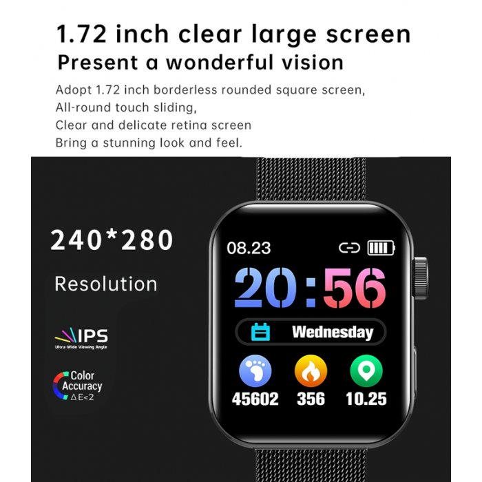 Смарт-годинник UWatch Extra Black (2724) - фото 3 Смарт-годинник UWatch Extra Black (2724) - фото 3